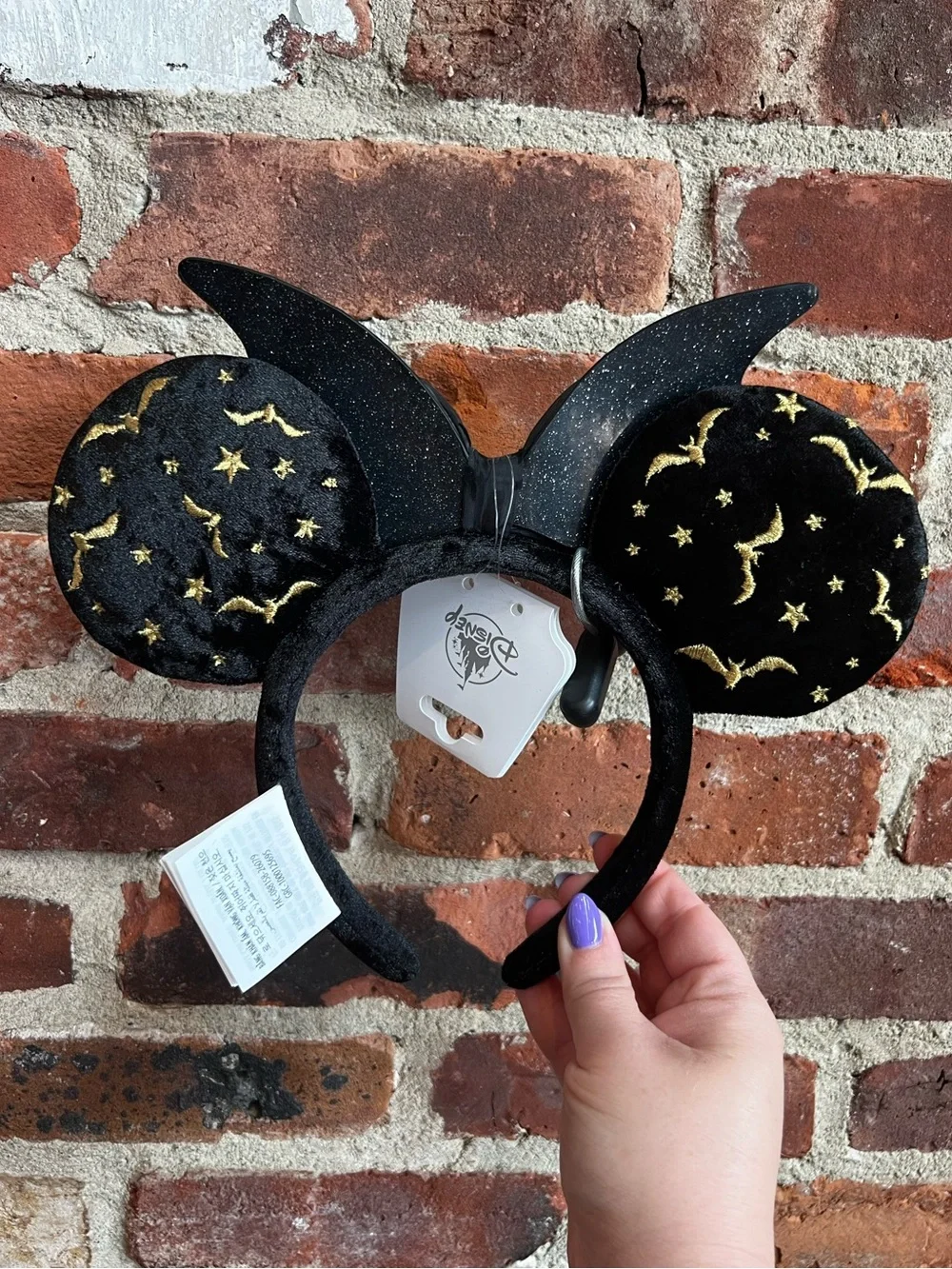 Disney Parks Halloween 2026 Spooky Bat Bow Ears Headband NEW